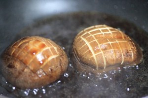 【にんにくバター醤油】しいたけのステーキ_工程6