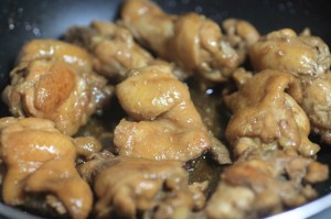 鶏手羽元のポン酢煮★柚子胡椒和え_工程5