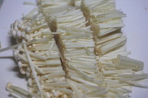 【常備菜】えのきだけでなめたけ_工程1