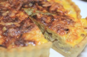 きのこと野菜とヨーグルトのヘルシーキッシュ