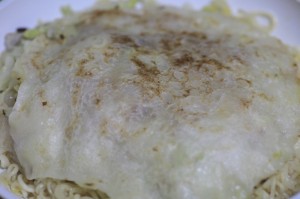 日清焼そばで広島風お好み焼き_工程10