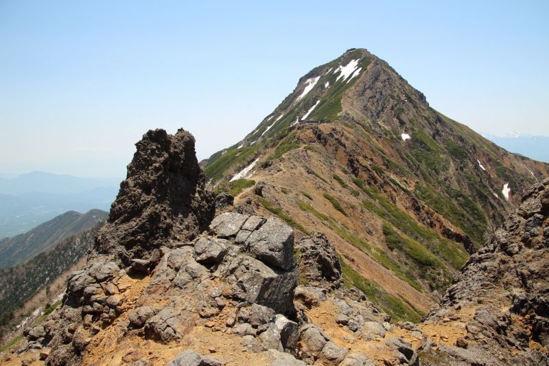 振り向けば赤岳