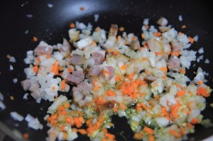 ジェノベーゼ炒飯_工程3