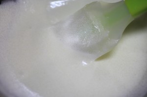 ヨーグルトで抹茶チーズケーキタルト_工程3