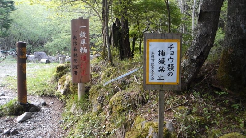 美濃都山荘看板
