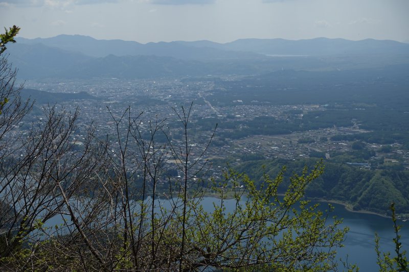 毛無山から見下ろす街並み