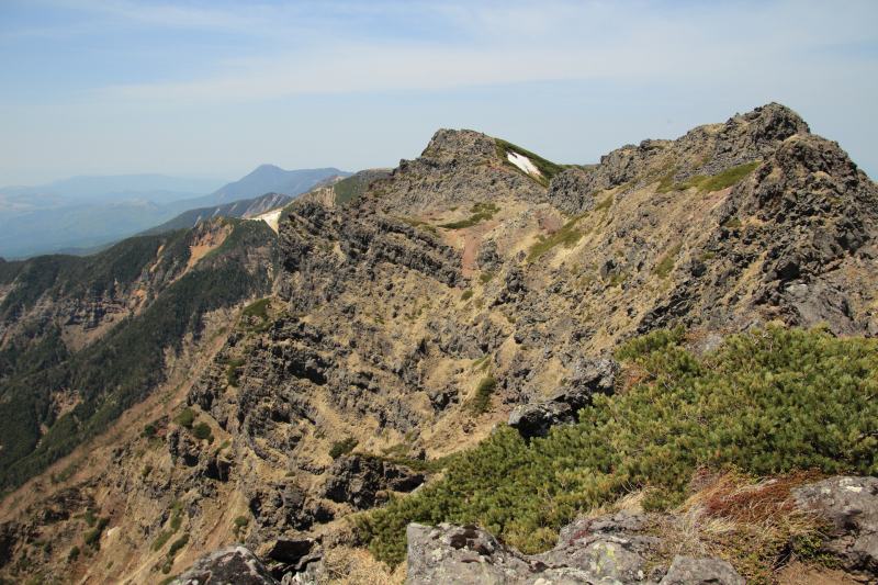 横岳三叉峰と奥ノ院