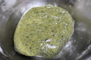 ヨーグルトで抹茶チーズケーキタルト_工程6
