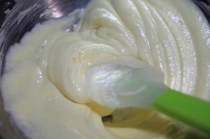 ヨーグルトで抹茶チーズケーキタルト_工程4
