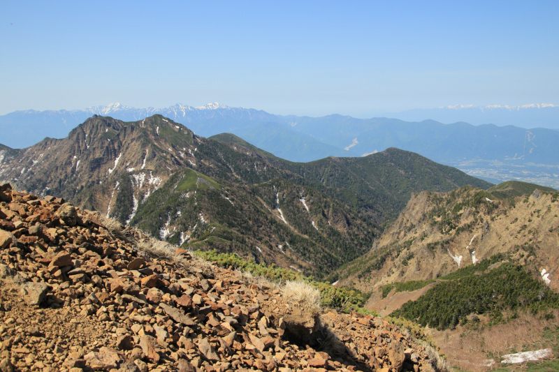 権現岳、南アルプス、中央アルプス