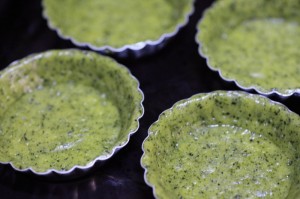 ヨーグルトで抹茶チーズケーキタルト_工程10