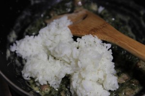 海苔クリームリゾット_工程4