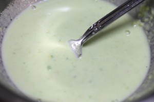アボカドのクリームパスタ生ハム和え_工程4