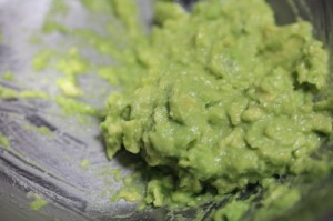 アボカドのクリームパスタ生ハム和え_工程3