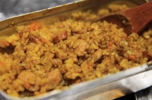 メスティン飯盒でカレーピラフ