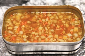 メスティン飯盒でカレーピラフ_工程3