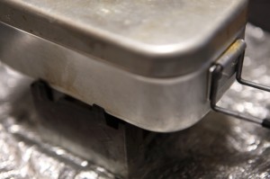 メスティン飯盒でカレーピラフ_工程4