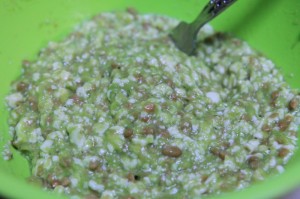 豆腐と納豆でふわふわアボカドグラタン_工程3
