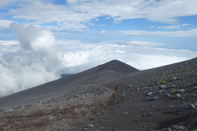 御殿場下山道と宝永山