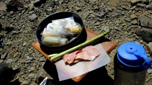 アスパラとベーコンのクリームパスタ_材料