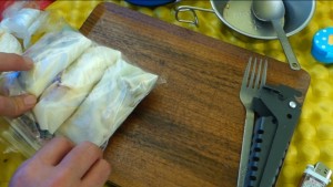 焼いてない春巻き