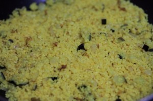 【試作】肉味噌餡かけクスクス炒飯_工程6