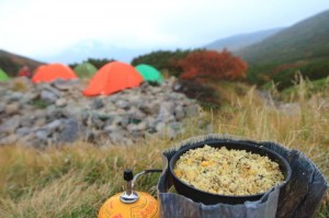 肉味噌クスクス炒飯の完成