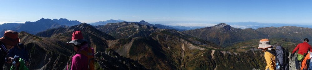 0837_水晶岳からのパノラマ