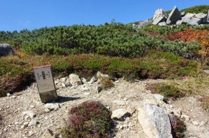 1006_赤木岳道標