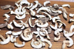 干し野菜生活_干ししいたけ完成