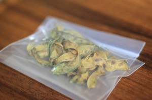 干し野菜生活_干し絹さや袋詰