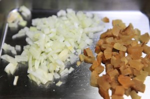 たくあんの炒飯_工程1