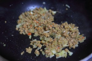 たくあんの炒飯_工程3