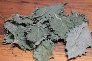 干し野菜生活_干し大葉完成