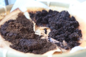 干しコーヒーで燻製_工程1