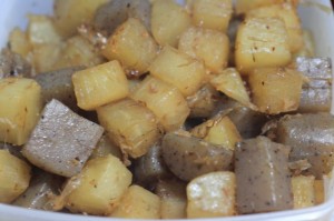 大根こんにゃく炒め
