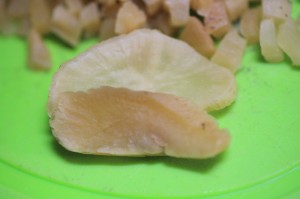 燻製たくあんと燻製してないたくあん