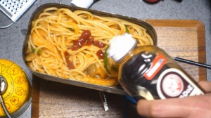 セラミック加工メスティンでナポリタン_工程9