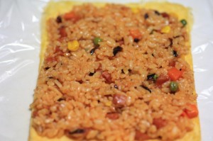 オムライス恵方巻き_工程①-1