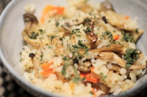 干し野菜の炊き込みご飯