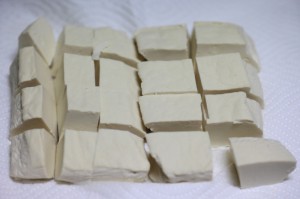 押し豆腐の唐揚げ_工程2