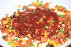 オムライス恵方巻き_工程3