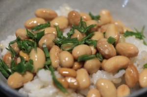 自家製納豆_自家製納豆ご飯アップ