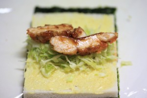 恵方巻きチキンカツパン_工程2