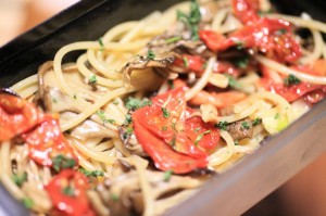 干し野菜のパスタ