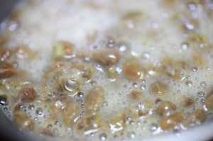 干し納豆_ネバネバ納豆に戻った