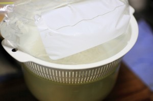 自家製押し豆腐のステーキ_工程1