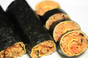 オムライス恵方巻き①、②、③