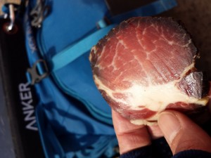 自家製干し肉_行動食として食べる