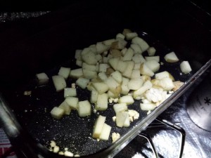 麦飯でパラパラ炒飯カレー味_工程3
